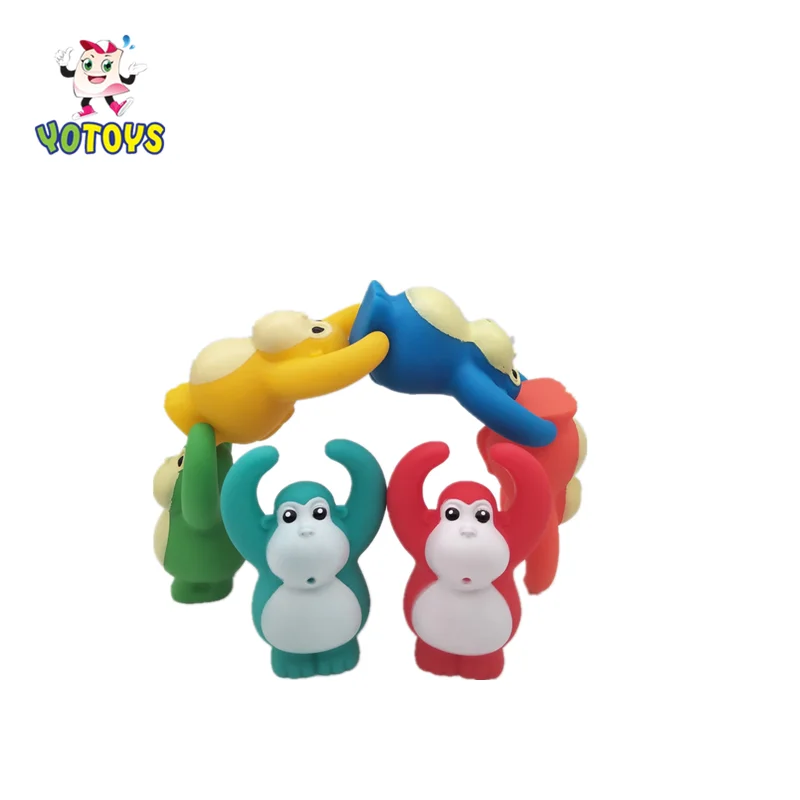 EN71 passed Eco-friendly PVC material  best selling monkey baby toys educational for kids children