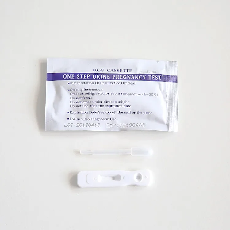 Medical Supplies  CE APPROVAL  2.8mm One Step David Hcg Pregnancy Test cassette