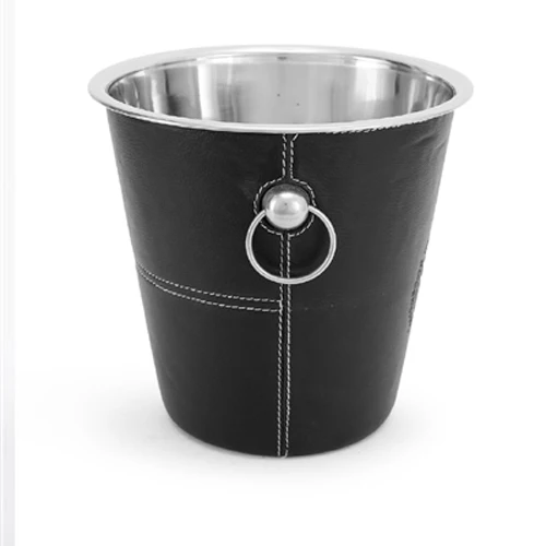 king international  Night Club White Golden Spinning Drink Stainless Steel Icee Bucket 6 Bottles Beer Champagne Ice Bucket