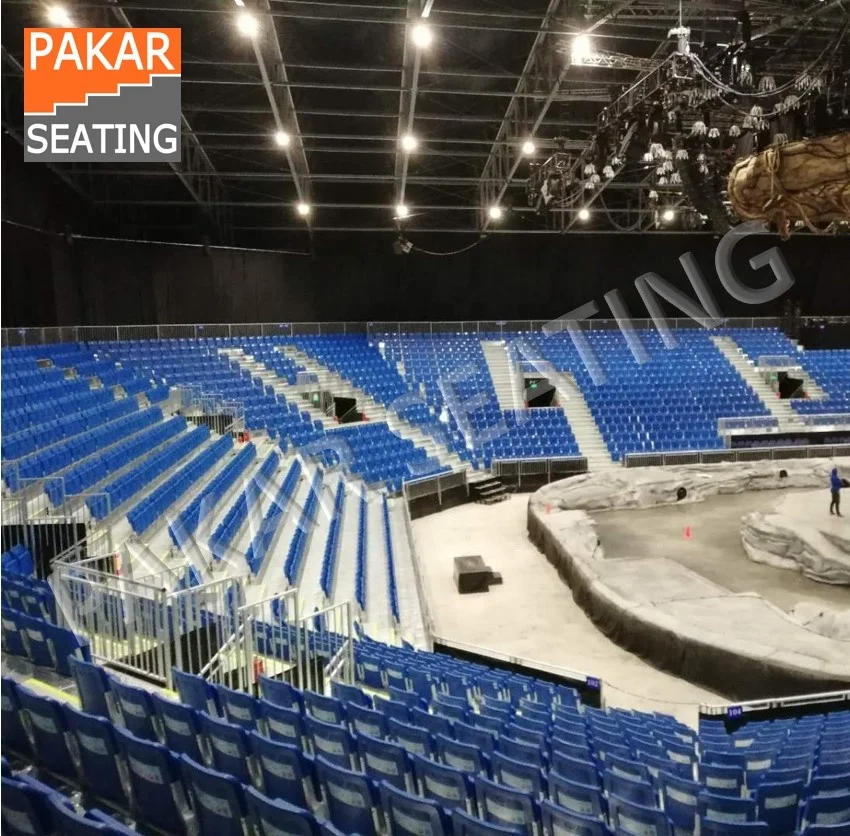 Indoor tiered circus  bleachers metal structural festival grandstand