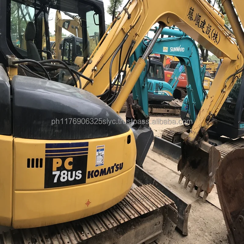
used cheap komatsu pc78US excavator , also mini komatsu PC78 pc50 pc55 pc60 excavator 