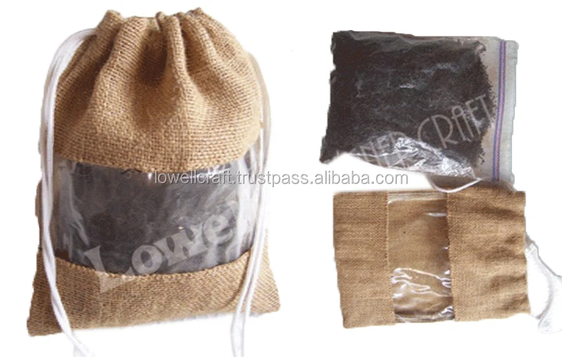 Jute pouches  gift wine favor bags tote backpacks laundry bags shoe