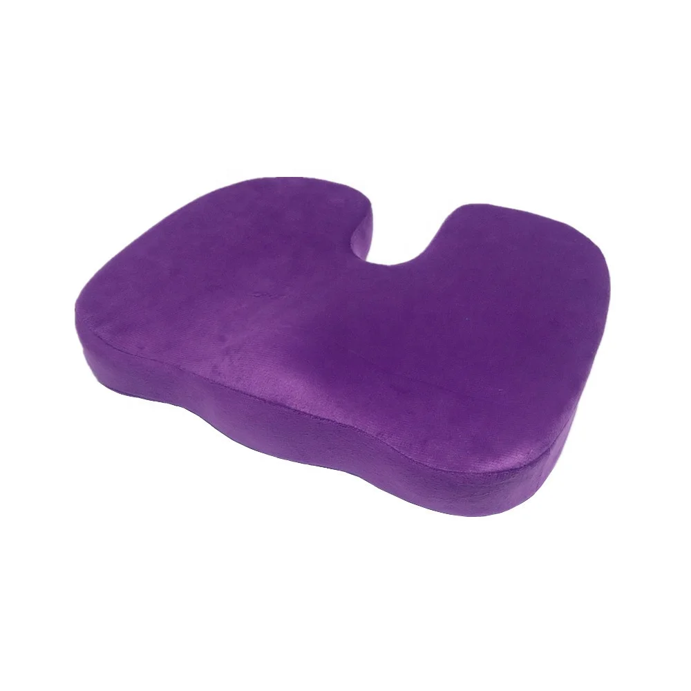 Hot Sale Pillow Car Seat Plush Fabrics Keep Warm Memory Foam Seat Cushion