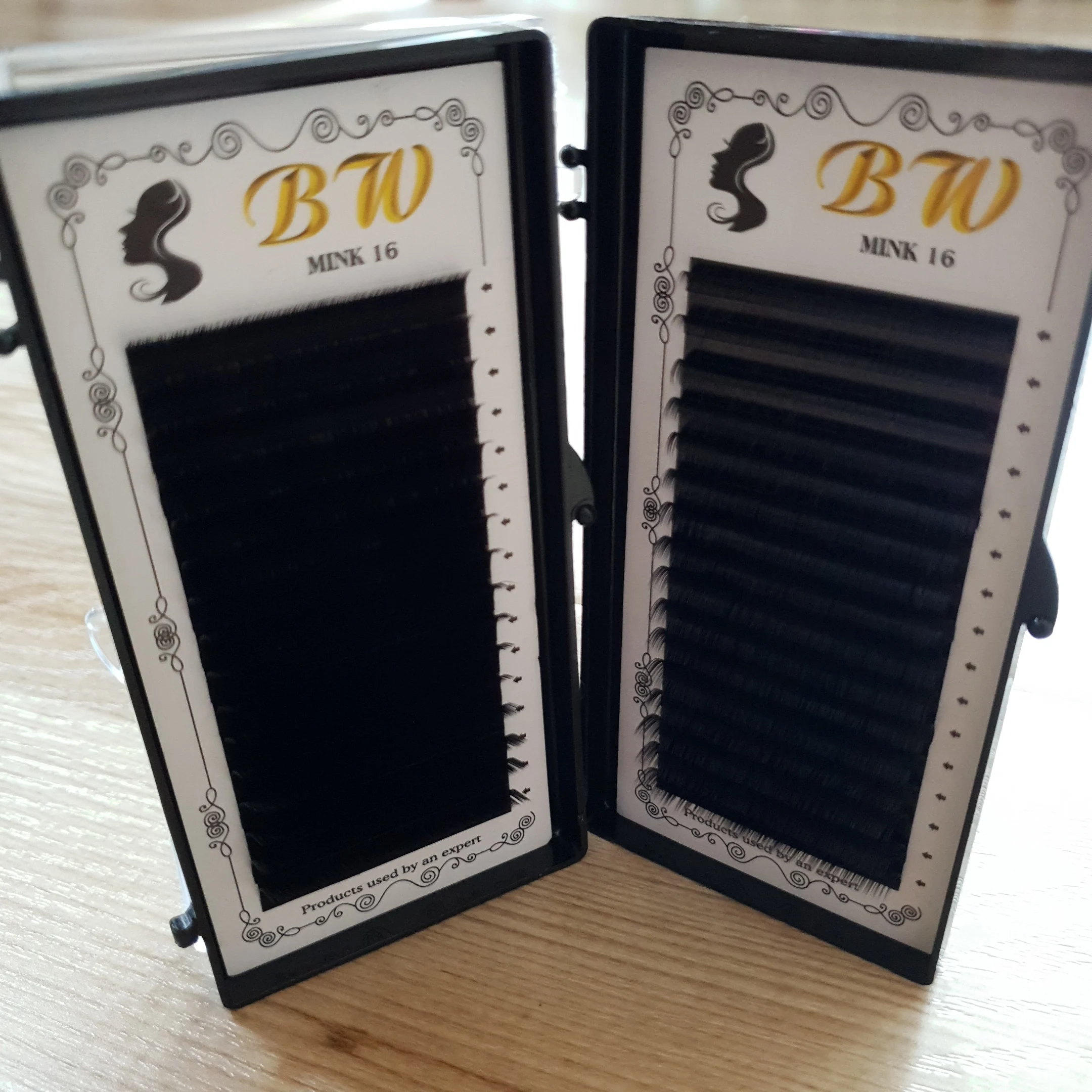 
hot sale!!! Super black fiber mink & silk eyelash extension tray good quality Korea of the manufacturing in Vietnam 