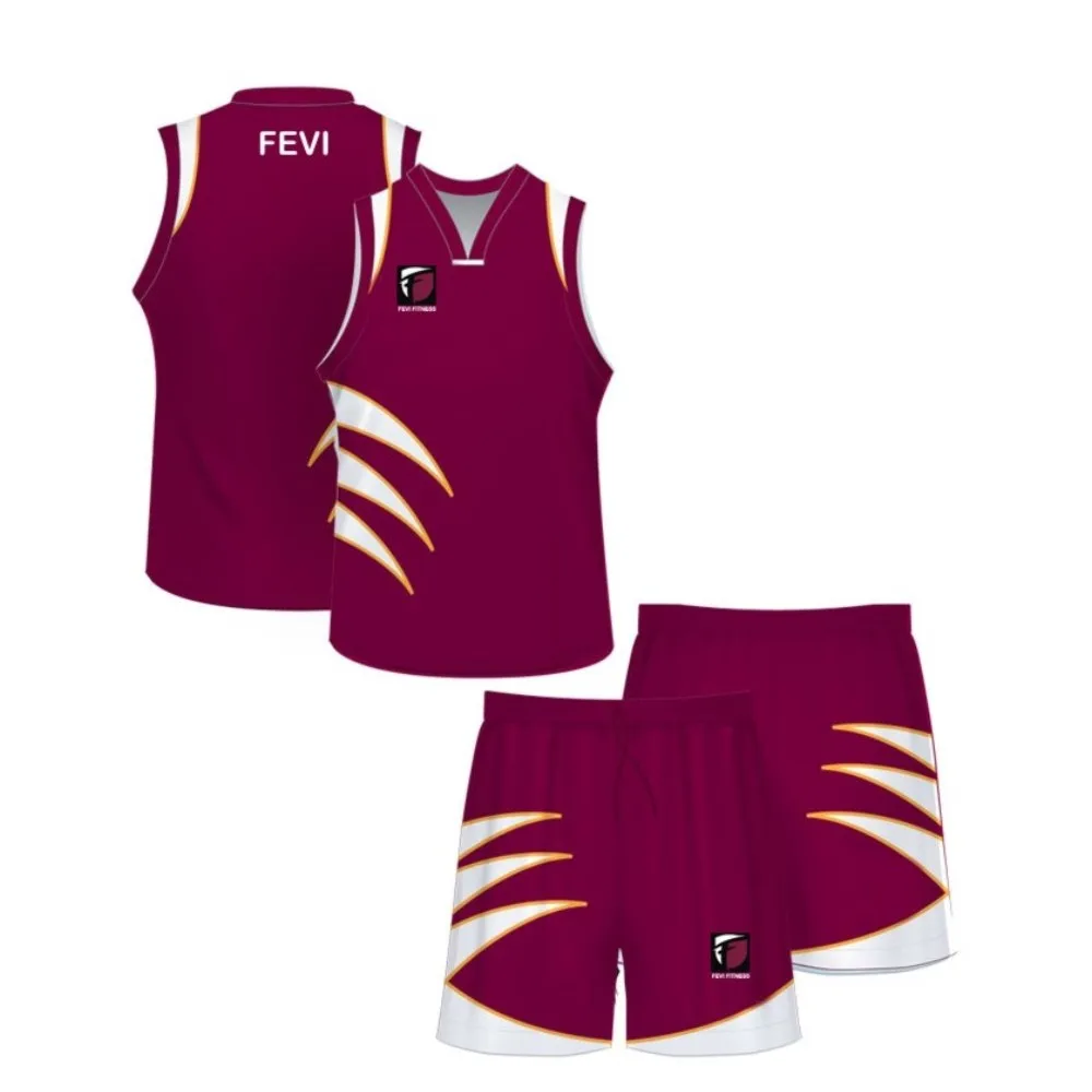 Высококачественная американская Молодежная баскетбольная форма новейший сублимационный дизайн дешевые Клубные майки командная одежда