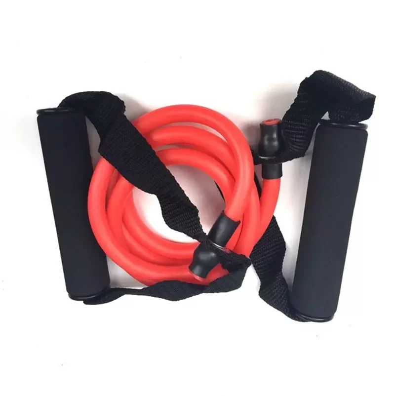 120cm Yoga Rubber Rope Fitness Workout Tensile Pull Resistance tube  Band