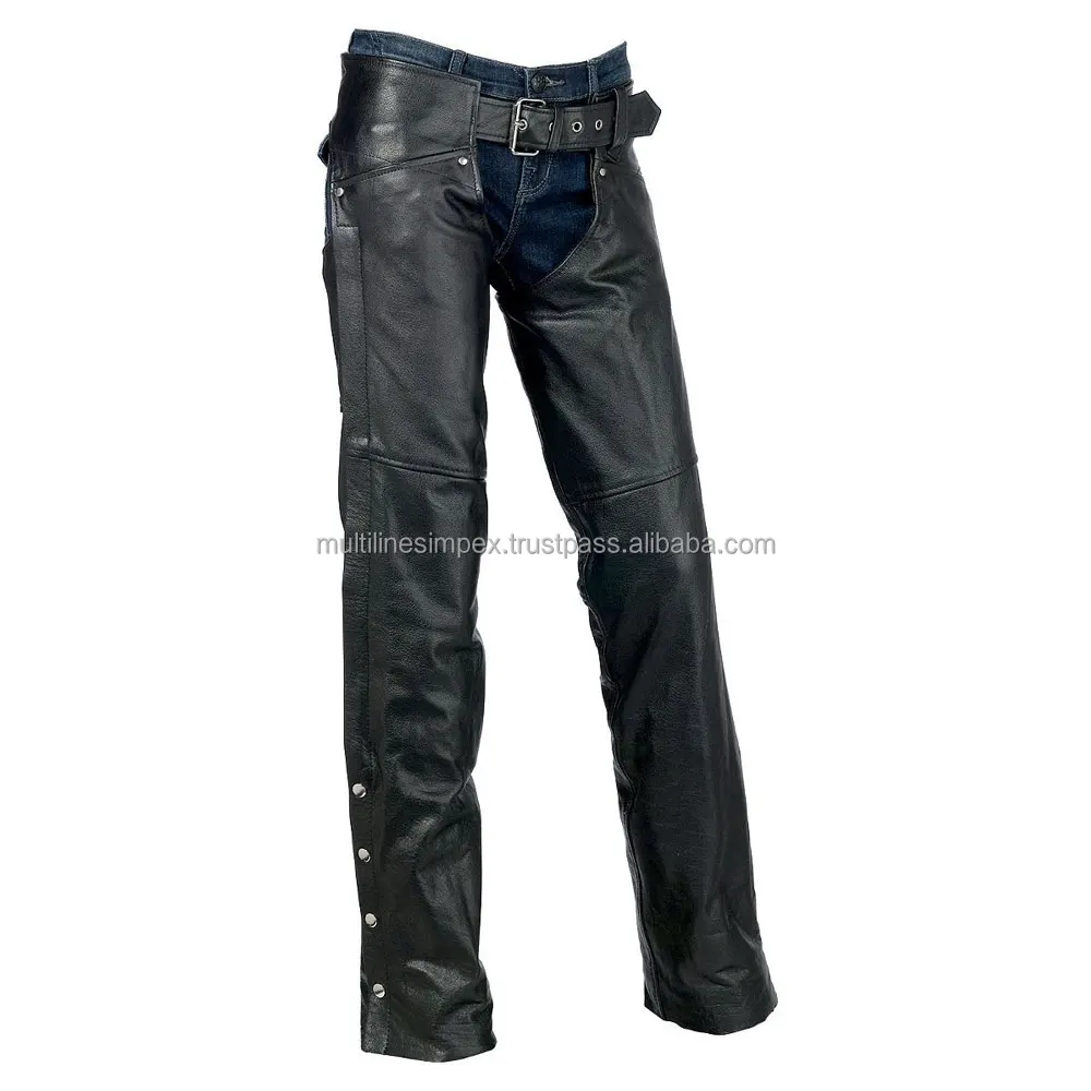 
Leather Full Motorbike Riding Chaps 