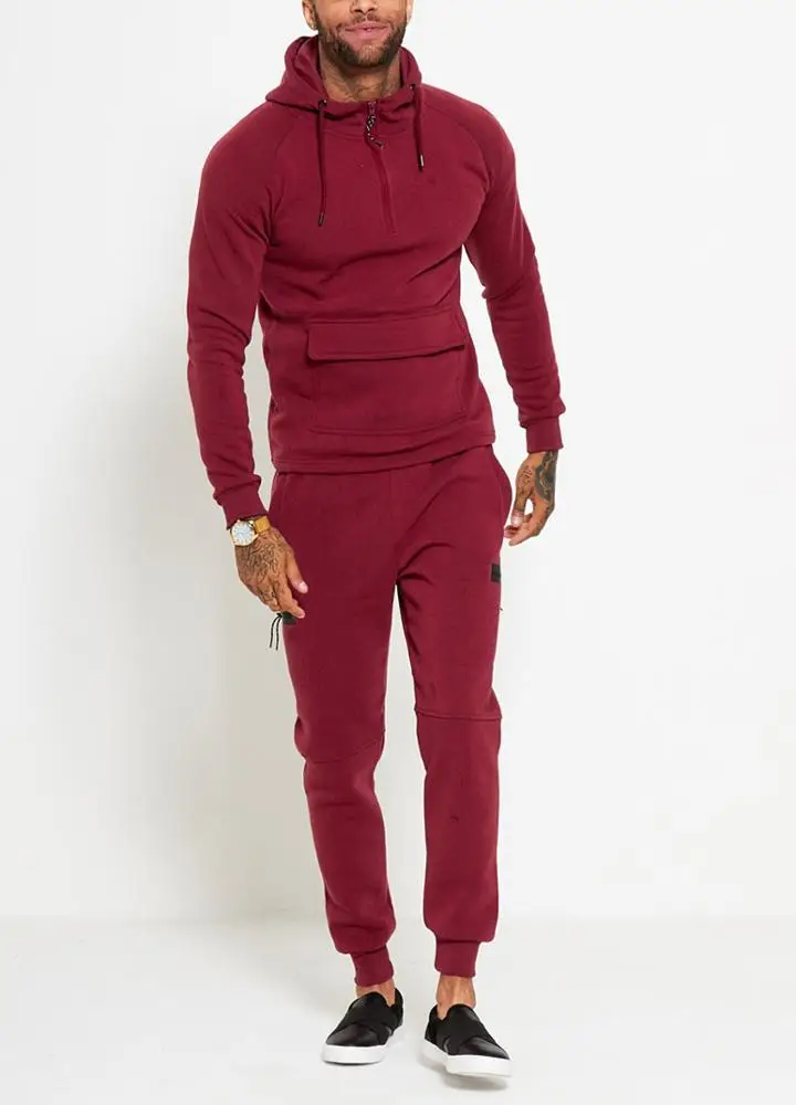 New Wholesale Factory Top Design Blank Warm-up Track Suit Gym Track Suits Sweatsuit