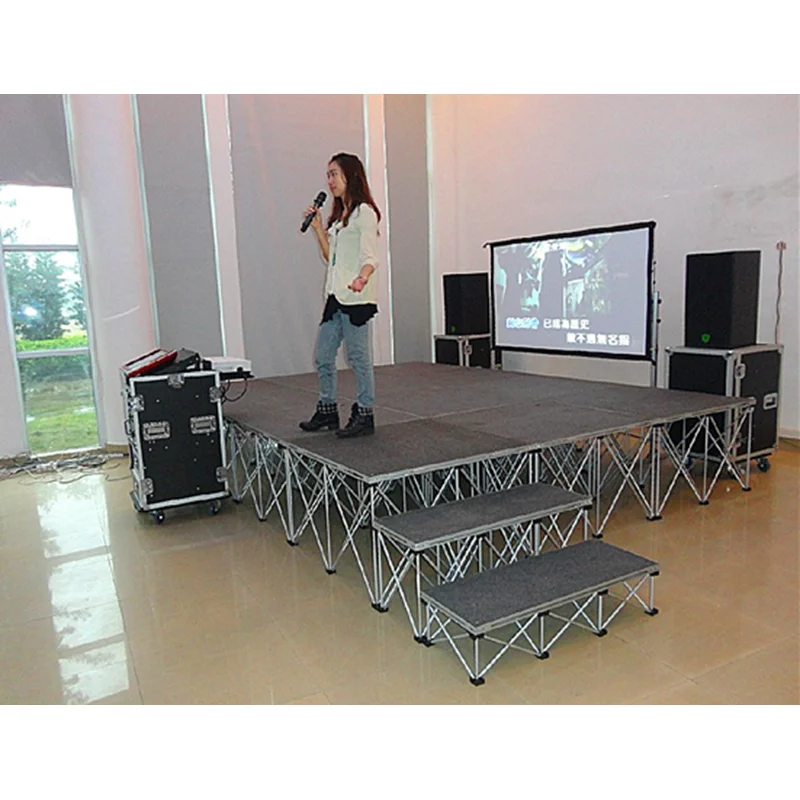 1.22x1.22m Outdoor concert sound system portable stage curtain backdrop