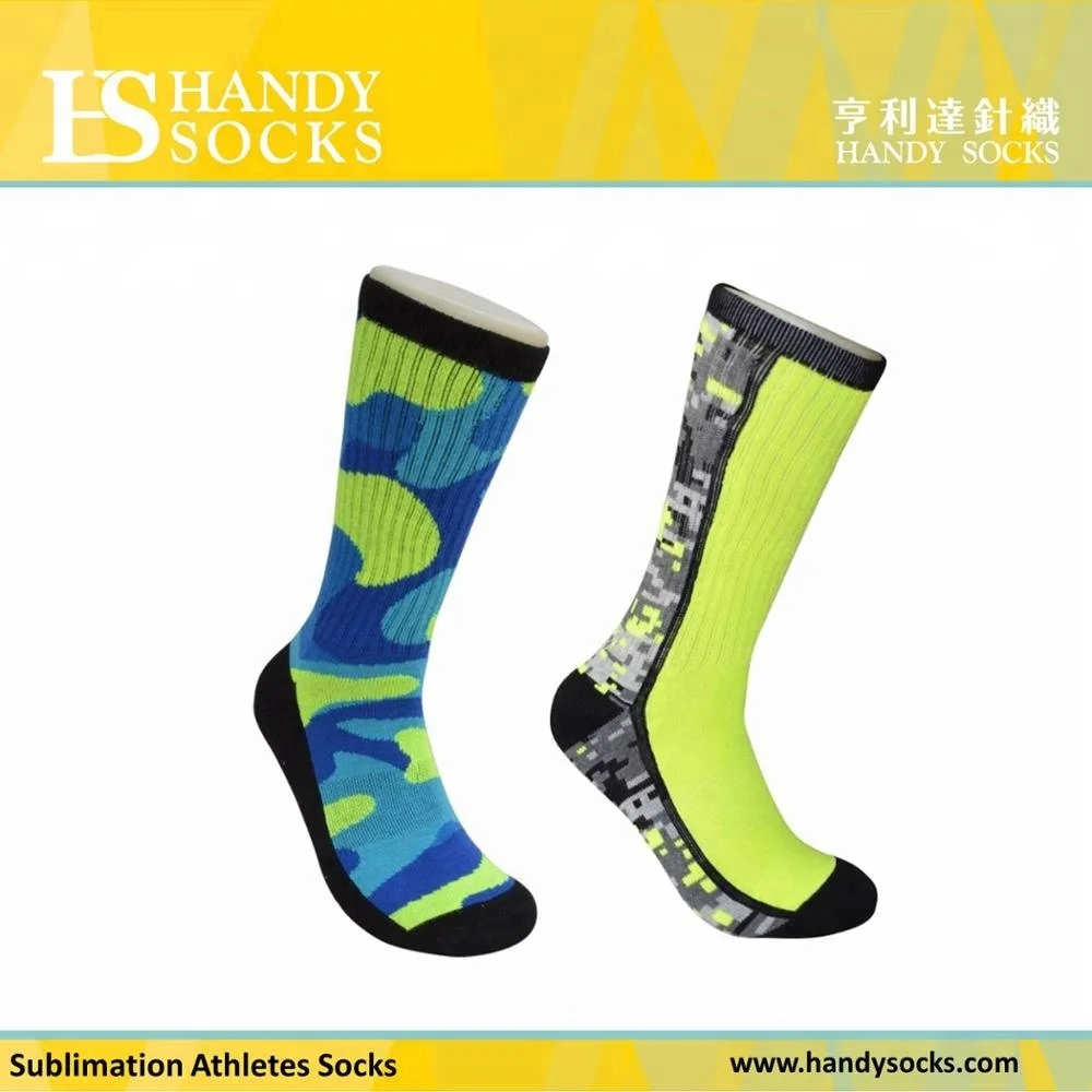 
Custom soccer cushion best compression wholesale knitting socks 