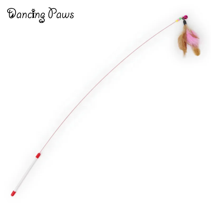 Kitten High Quality Toughness Feather Cat Teasing Stick Toy Interactive pet toy