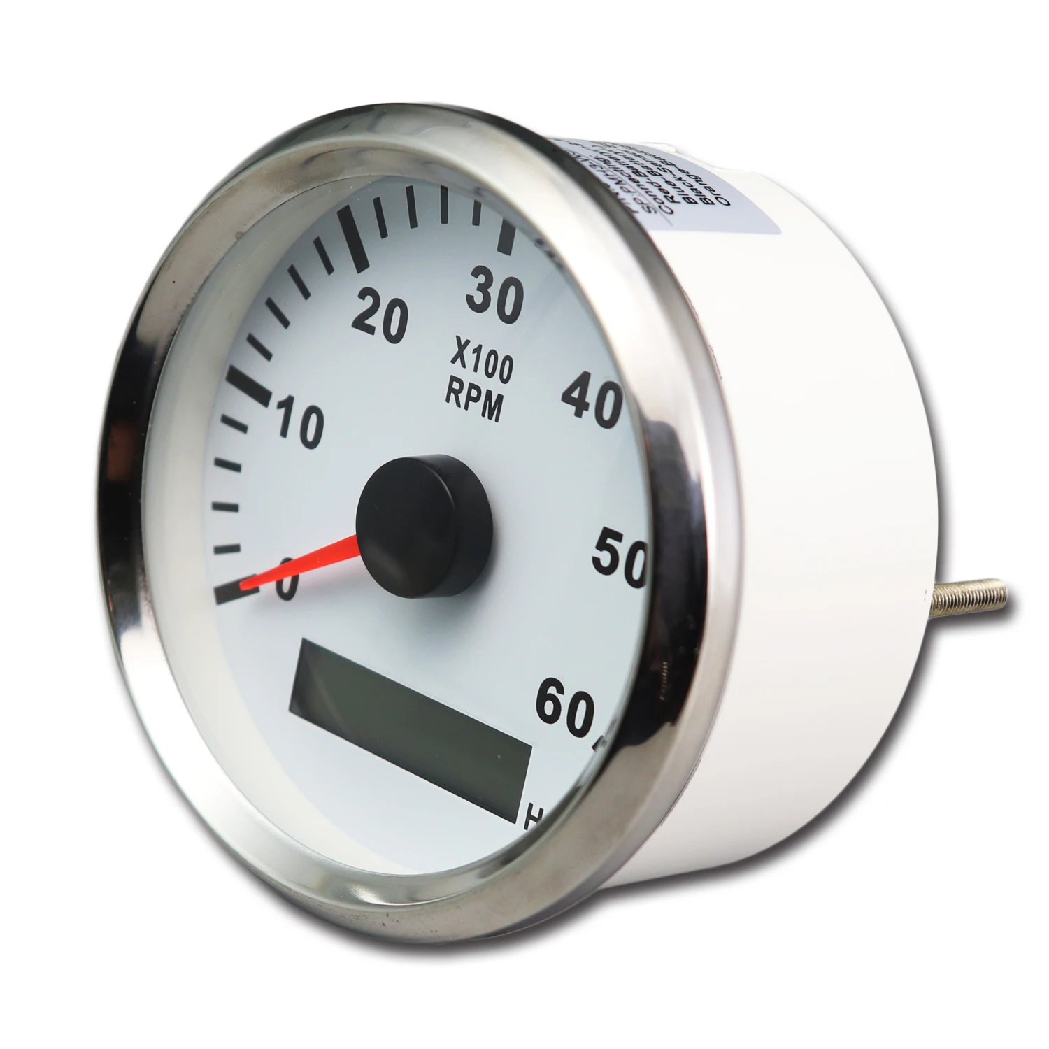 85mm 100% waterproof  White and Amber LED engine rpm tachometer