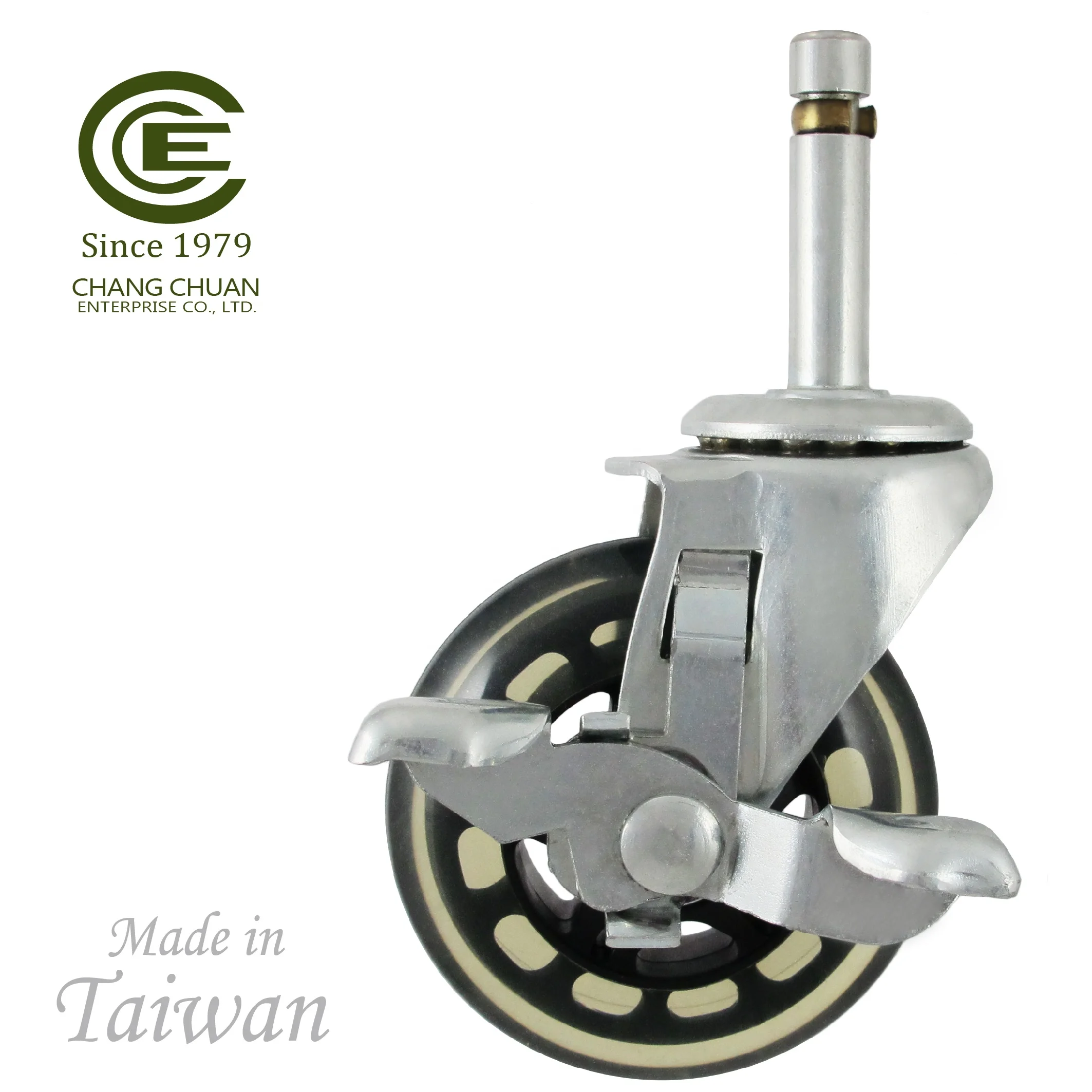  CCE Caster 3 Inch PU Locking Furniture Replacement Casters