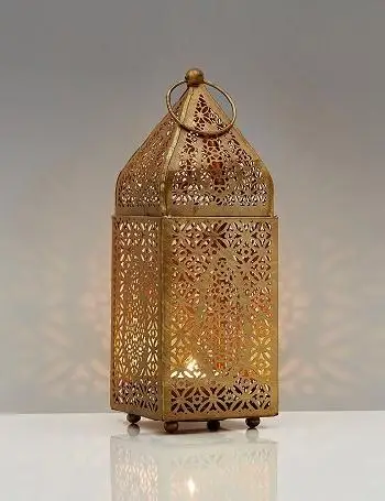 Metal Hanging Moroccan Lantern Home Decorative Metal Candle Lantern Good Quality Styles Design Table Lantern
