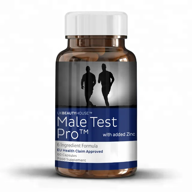 
Великобритания, косметический дом, мужской тестер, профессиональная пищевая добавка, таблетки, коричневая круглая бутылка премиум-класса, оптовая продажа диетических добавок 