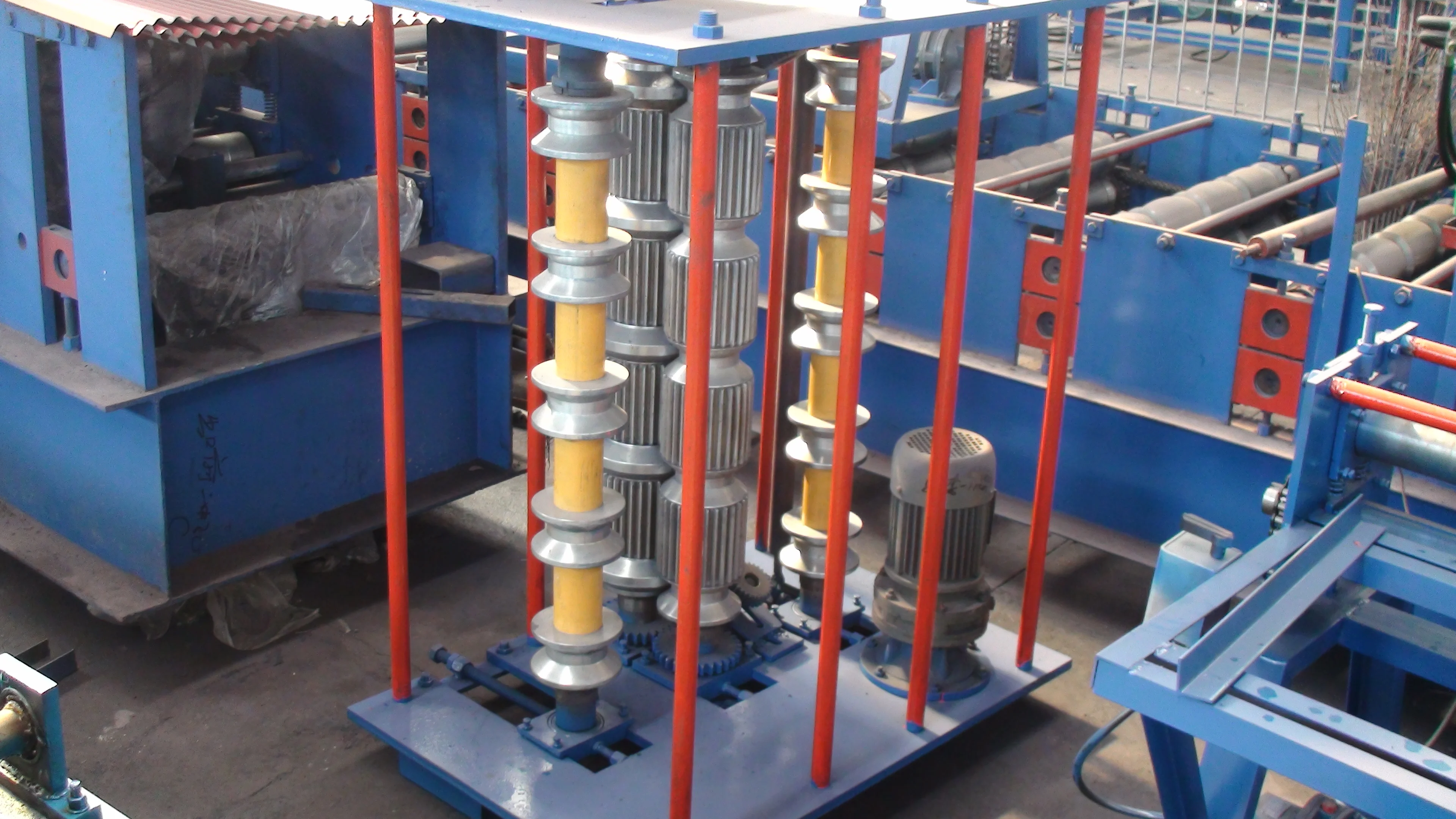 
KXD automatic hydraulic roof sheet crimping curved machine 