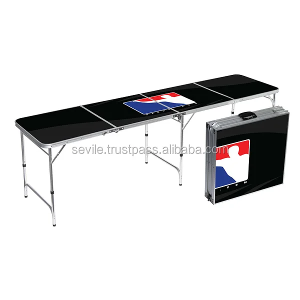 Best Selling Promotional Beer Pong Table, Colorful Customized Logo Beer Pong Table
