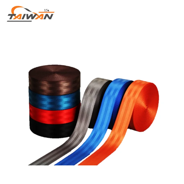 
safety polyester webbing seat belts with TAIWAN 