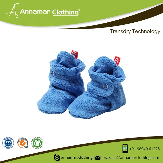 Indian Supplier Pure Organic Cotton Baby Booties