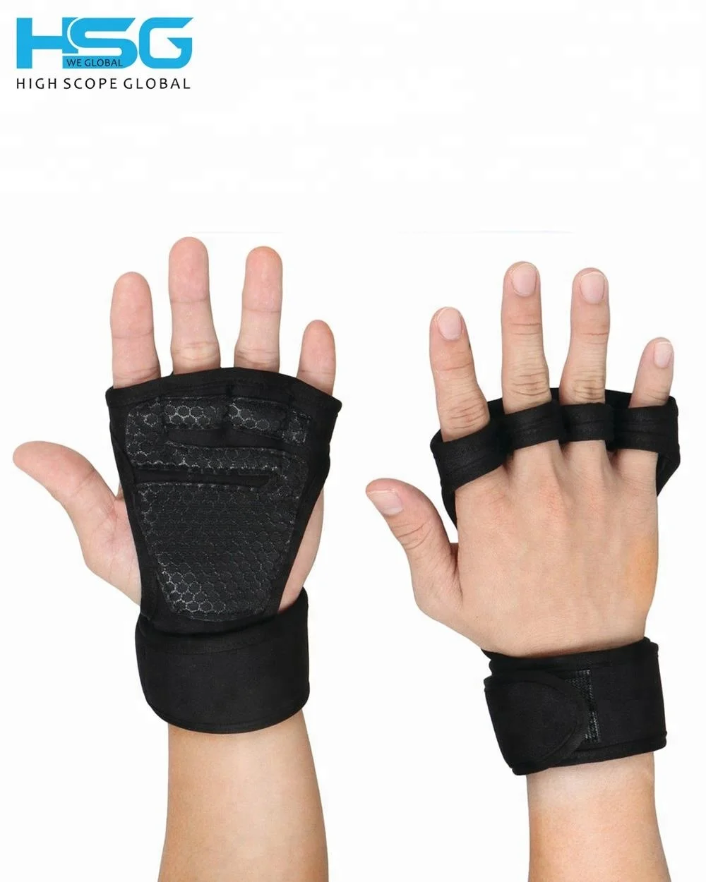 New Weight Lifting Grip Pads Gym Gloves Neoprene Wrist Palm Support Protector WOD Workout Fitness