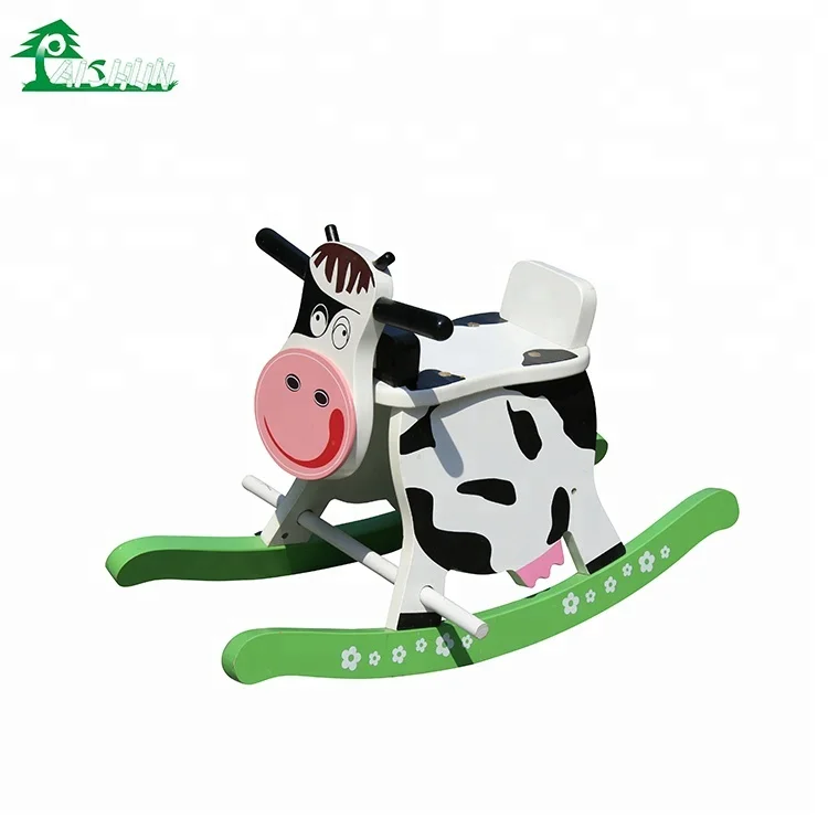 
Wholesale China Children Toy Wooden Cheap Kids Safety Rocking Horse 