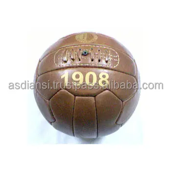 leather football Antique Leather Soccer Ball retro style balls Old school footballs rugby ball