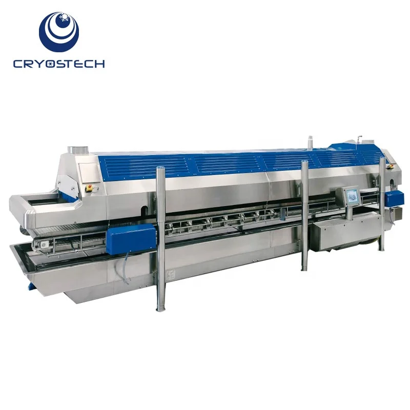 1t 2t 5t 10 Ton Capacity Machine Iqf Quick Fast Tunnel Freezing Chicken For Berries Poultry