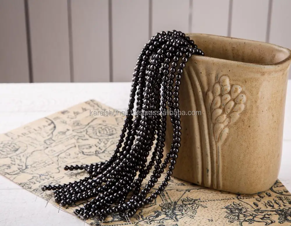 Shungite 6 mm - 16 mm round beads / Schungit