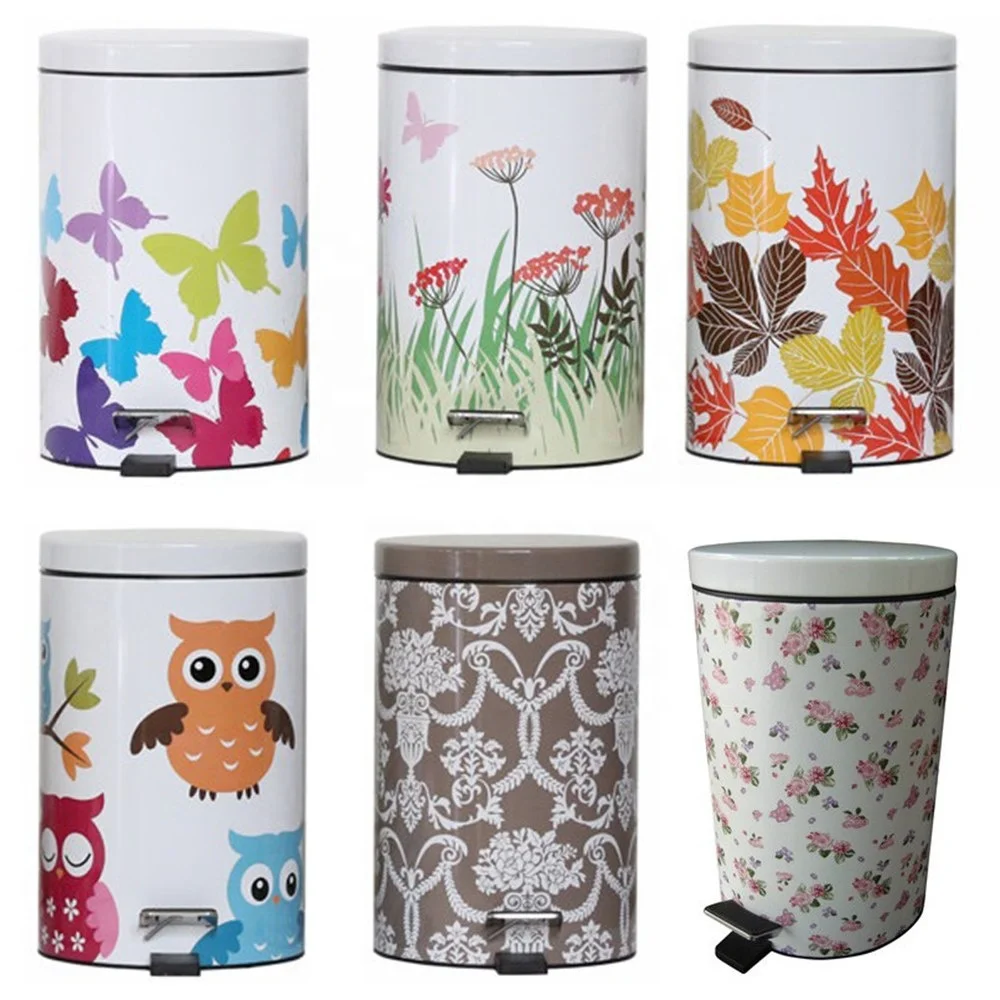 [Holar] Taiwan Made 3L to 30L Stainless Steel Step Trash Can with Pedal