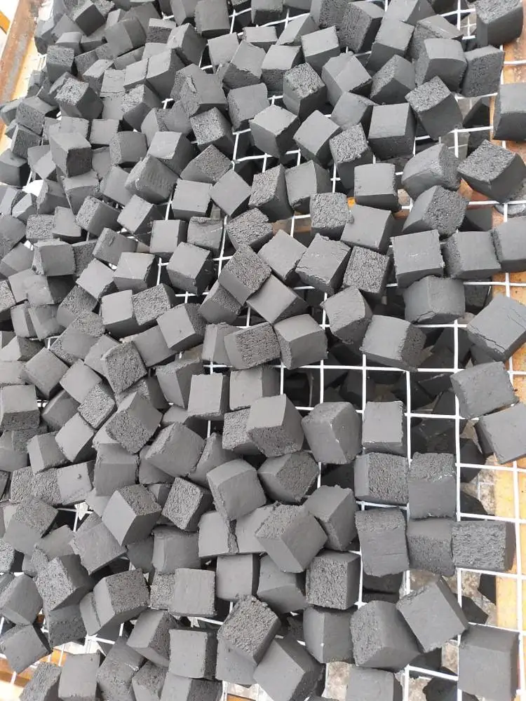 Хорошие предложения по упаковке кокосового брикета угля в коробке 1 кг WHATSAPP + 84869975655