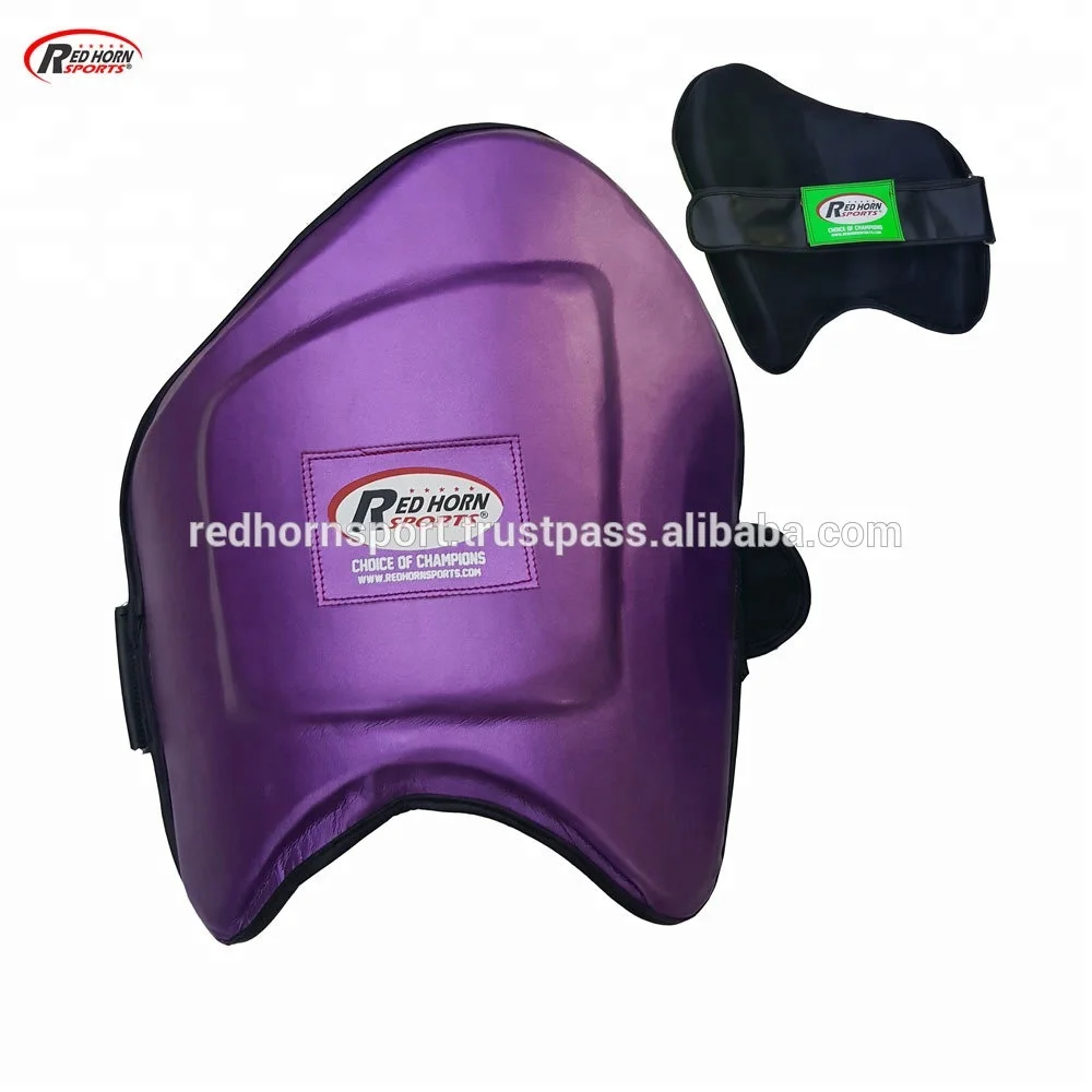 MUAY THAI Trainer Boxers Kickboxing Leg Pads THIGH KICK PROTECTOR by Red Horn Sports