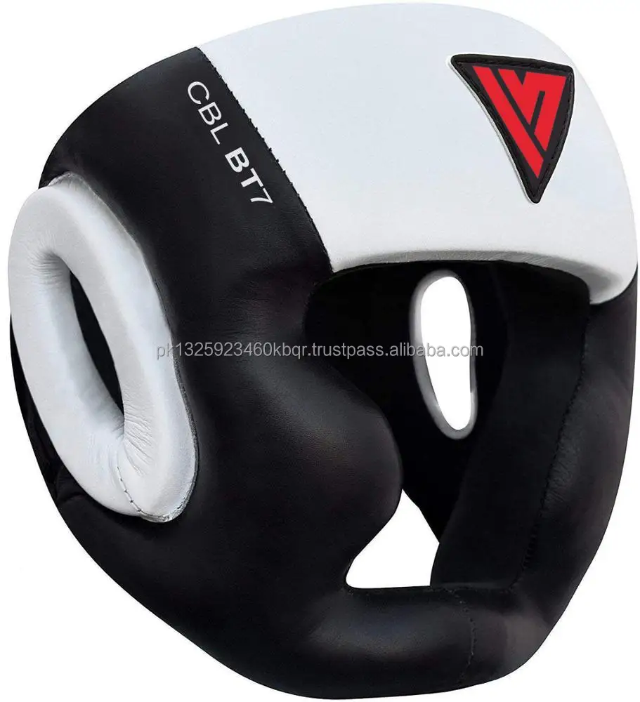New Good Quality Leather Boxing Head Guard Helmet