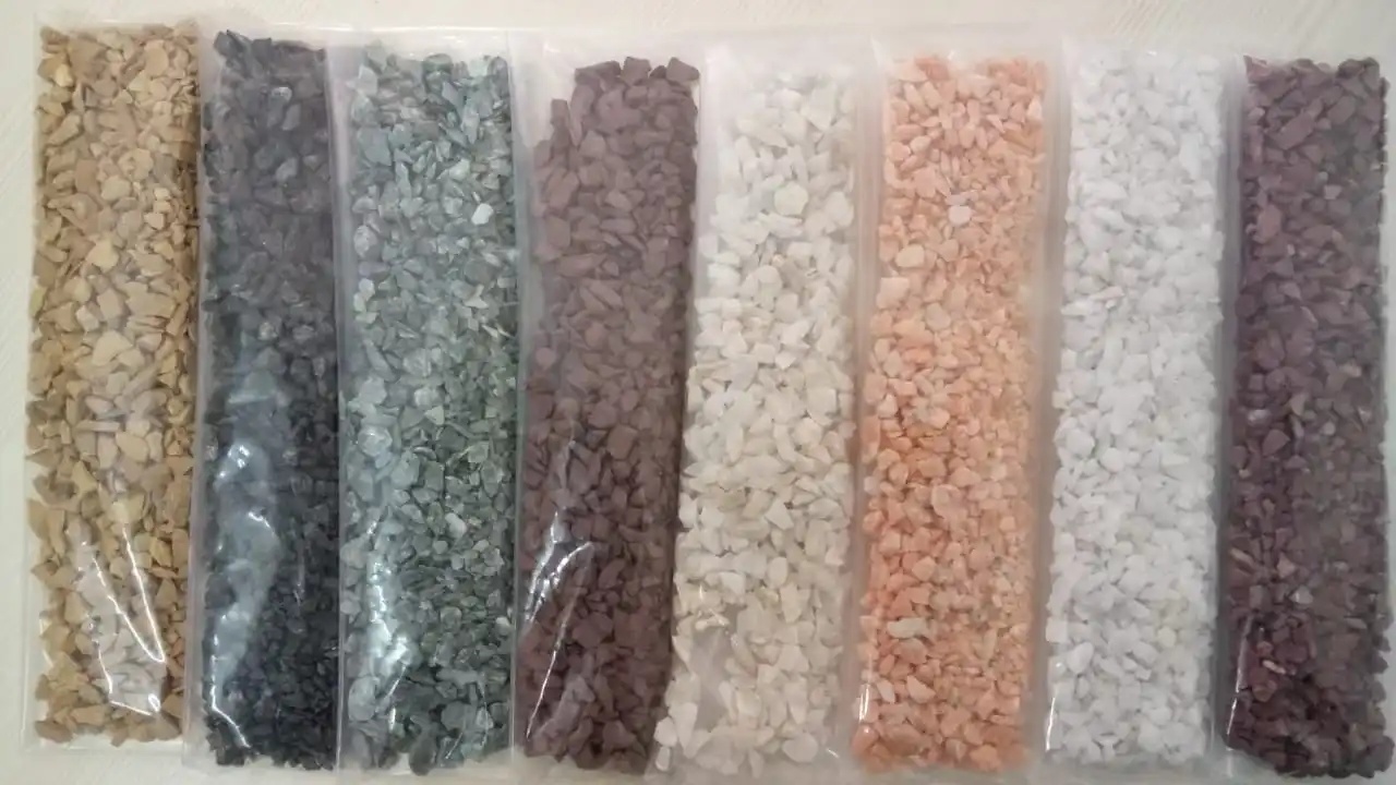 Driveways And Paths Projects Bulk Bag Natural Stone Chips Epoxy Crushed Stone Gravel and sand Concrete Floor Aggregate powder