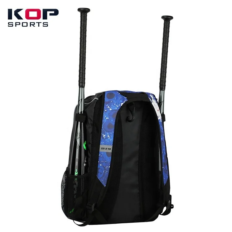 2021 KOP SPORTS Customized M L B Design Sublimated Baseball Softball Backpacks With Shoe Compartment