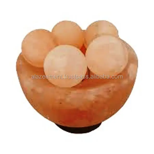 Healing Crystal For Hot Therapy Bowl lamp wit Balls For Body Relaxing Massage For Spa like Home Treatment with Dimmable Switch