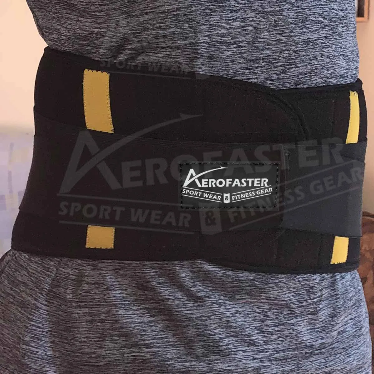 
Lumbar Lower Back Support Belt Brace Pain Relief Gym Training Weight Lifting Belts 