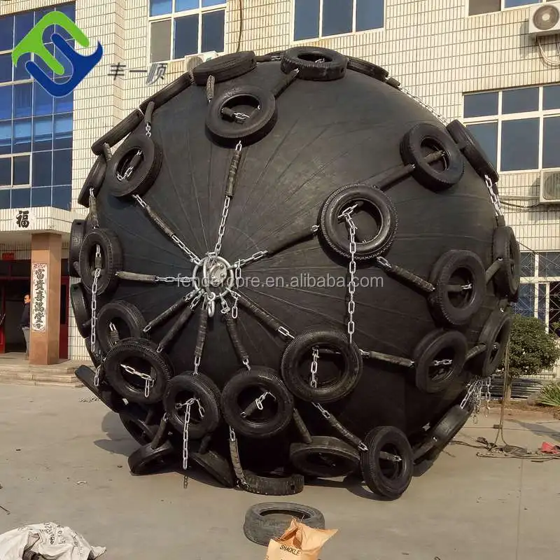 Inflatable marine boat fender holder floating boat fender