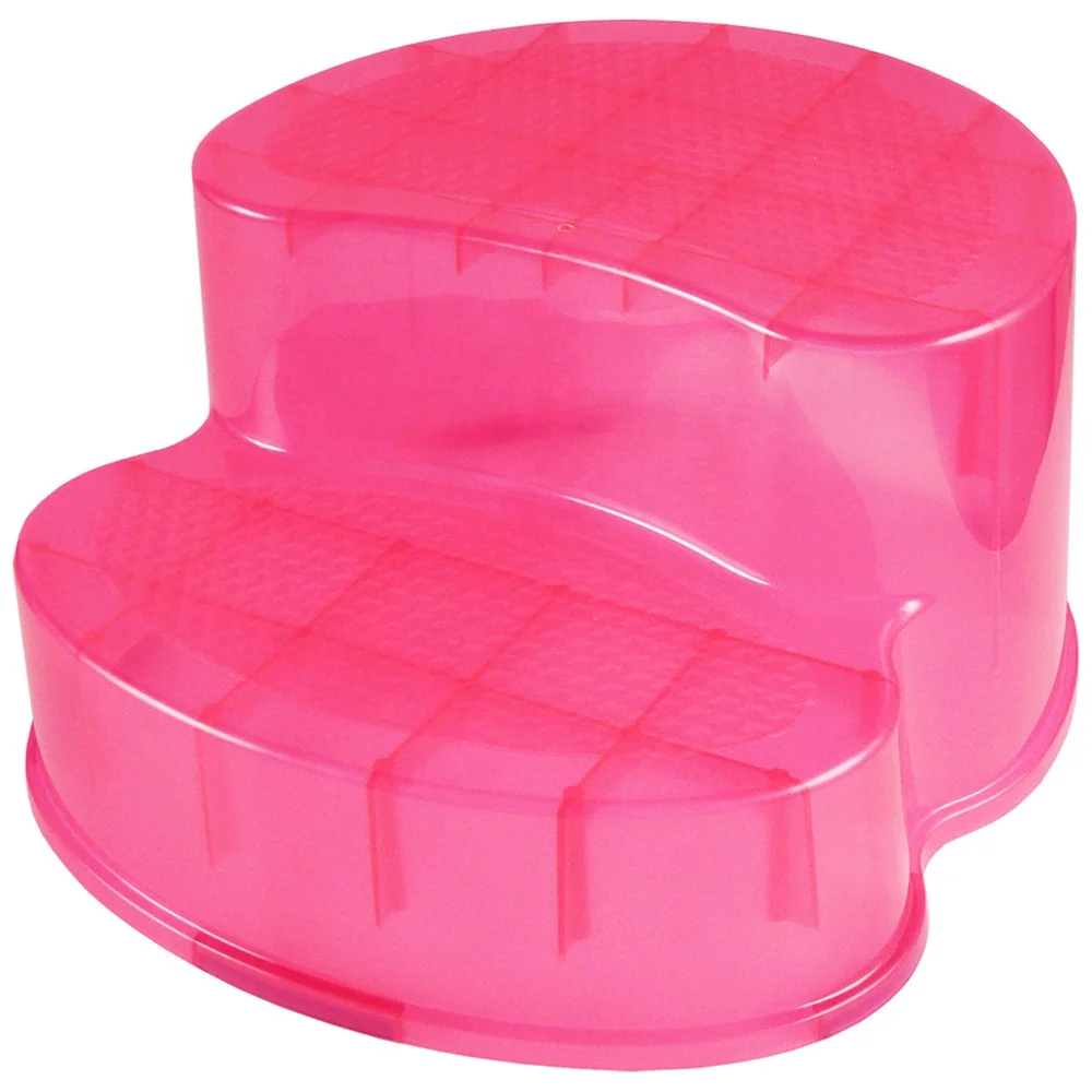 Kids Children Plastic High Quality Safety Anti-slip Double Step Stool