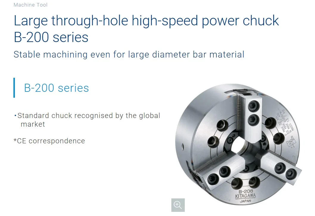 Wedge type lathe machine 4 jaw chuck with large through hole
