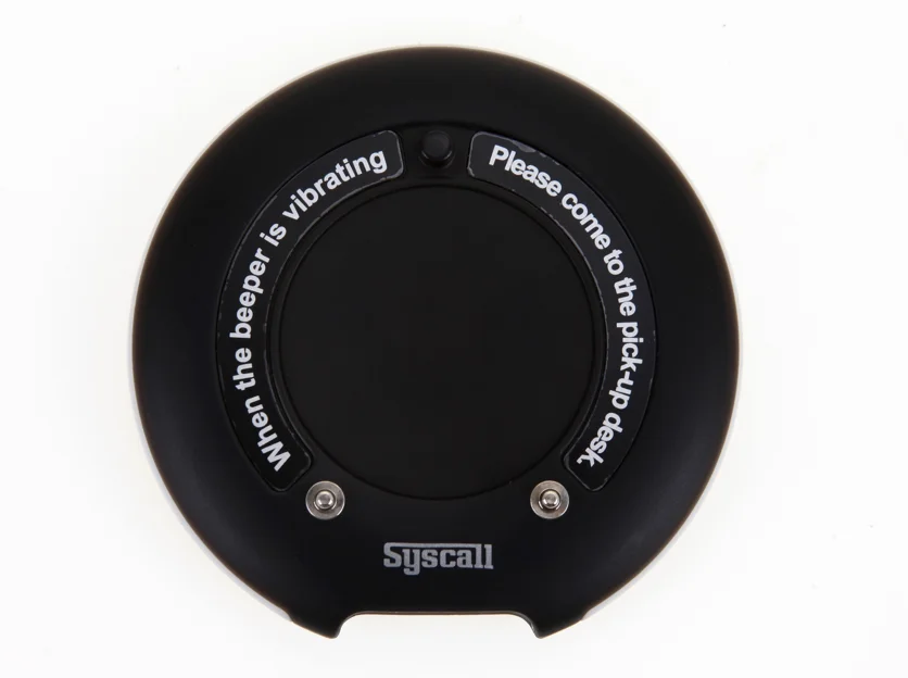 (GP-101R)Syscall Wireless restaurant guest coast pager/paging system at restaurant, hospital and hotel or cafe