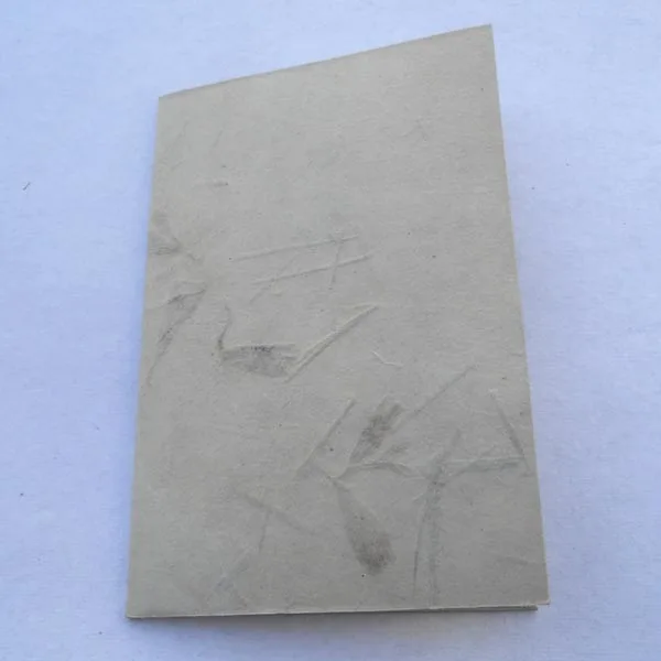 Handmade recycled hemp paper exclusive wedding greeting card