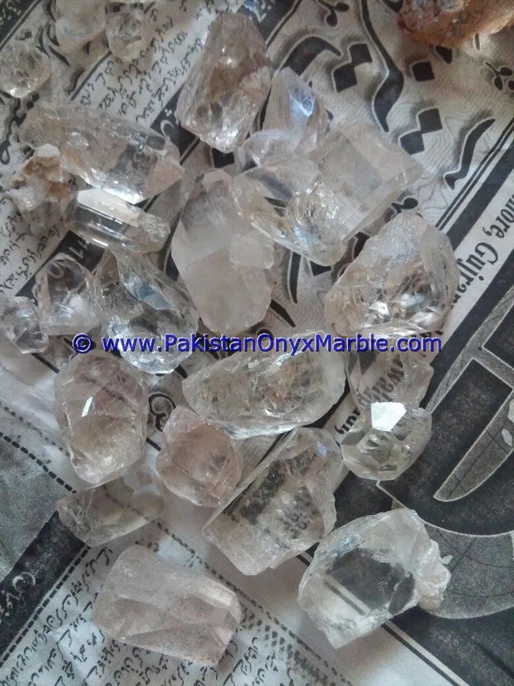Topaz rough facet grade natural raw crystal clear white