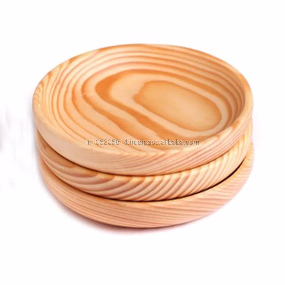 Natural Wooden Bowls Noodles Bowls Salad Dishes Rice Bowls Food Storage Containers Tableware And Household Kitchen