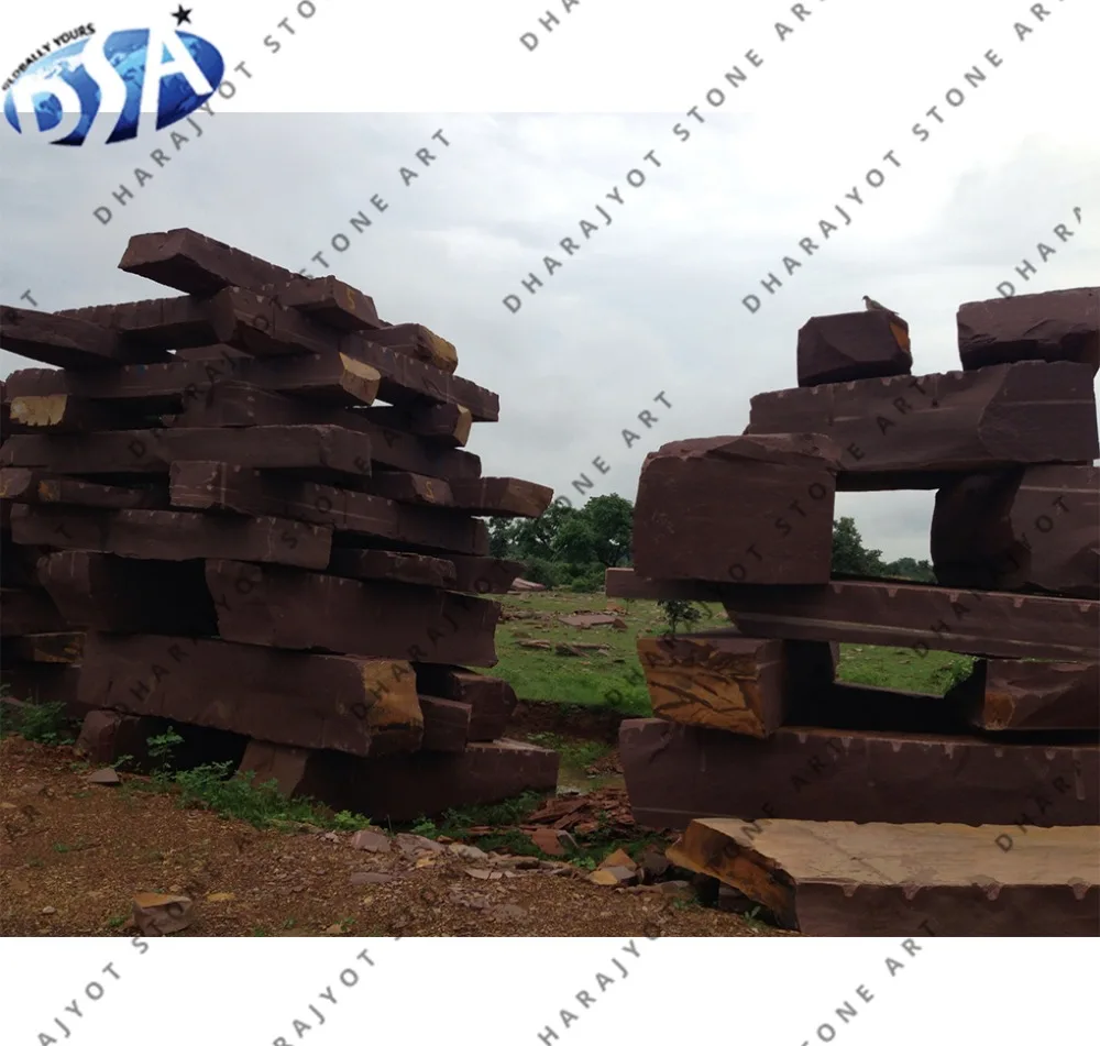 
 Популярные открытого воздуха Браун песчаника небольшой блок  