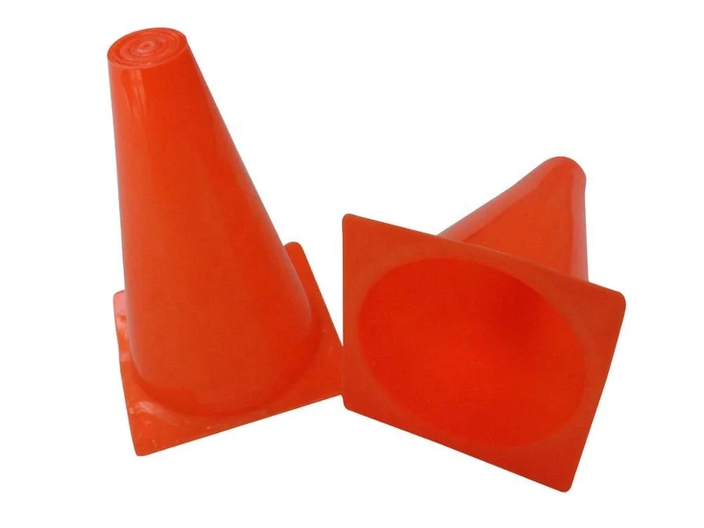High Quality PVC Agility Marker Cones PE Material for Outdoor Soccer Fitness Training at Wholesale Price