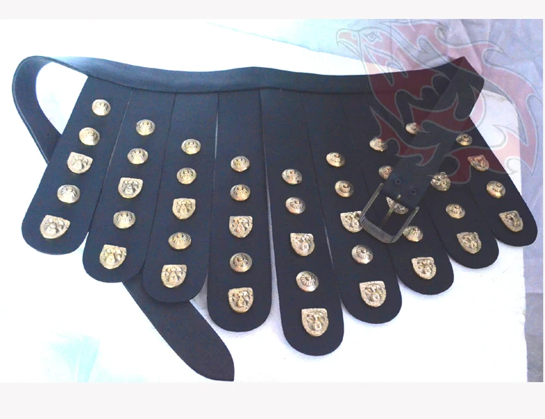 
Greek Muscle Armor Leather Belts 