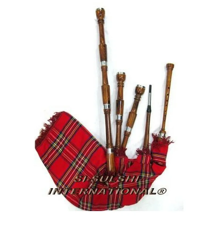SI - GREAT HIGHLAND BAGPIPE SET ( ROSEWOOD )