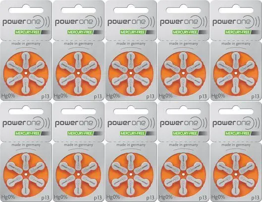 mercury free batteries for all digital hearing aids phonak signia oticon unitron power one mercury free zinc air batteries