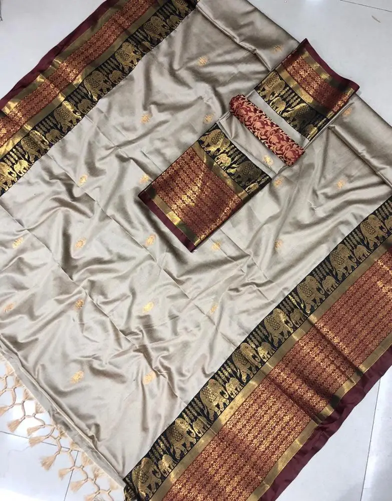 Лучшее дизайнерское традиционное сари R & D с индийским принтом, зеленая вечерняя одежда, свадебная одежда из Моха, сари