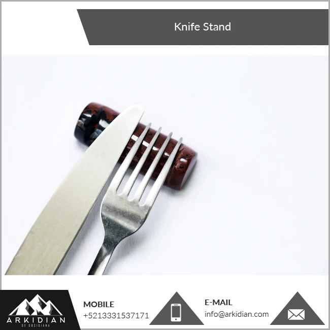 Wholesale Supplier of Handicraft Obsidian Stone Knife Stand